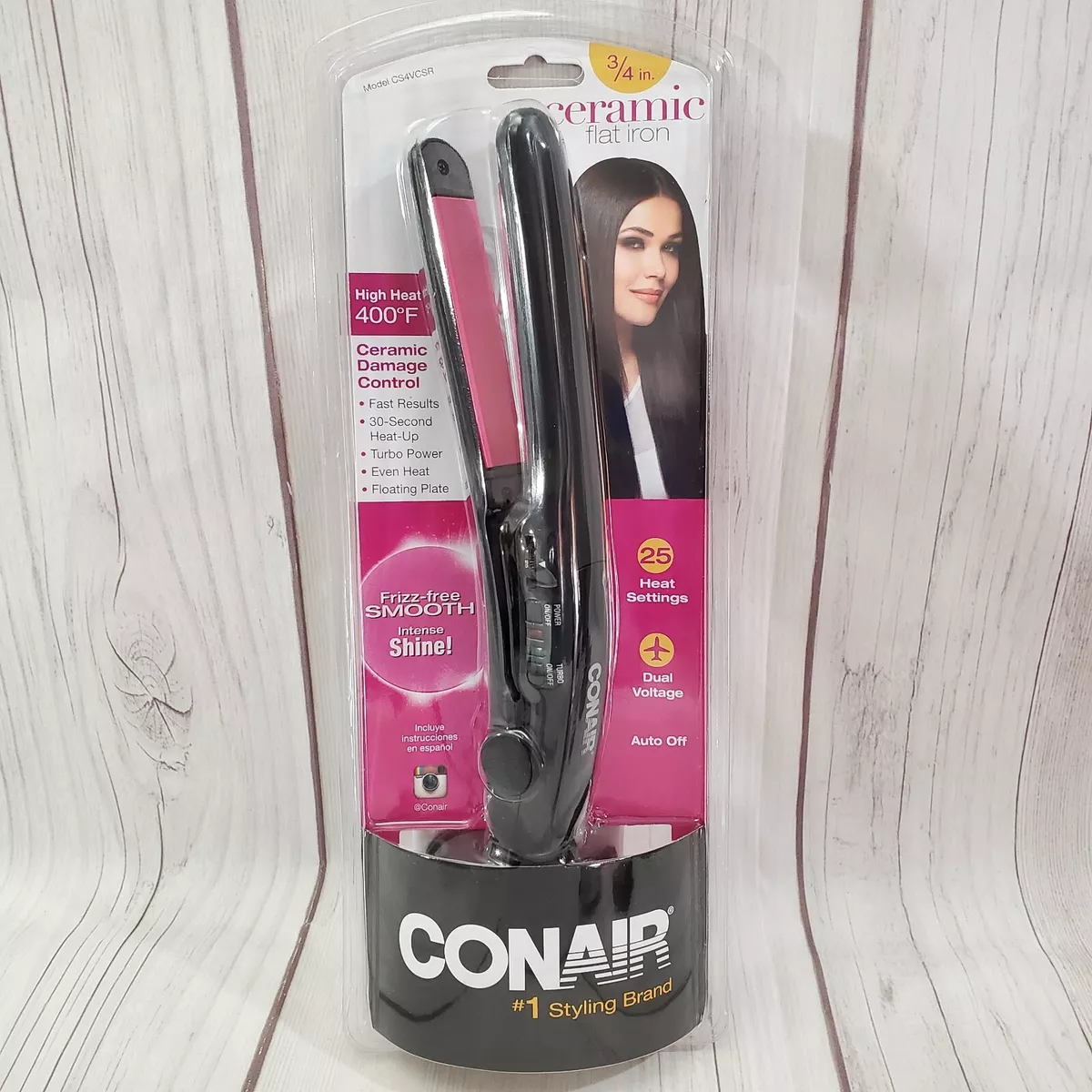 Flat iron with heat control top