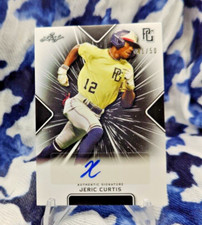 Jeric Curtis - AUTO - #41/50 - BLACK - 2021 Leaf Perfect Game - BA-JC6