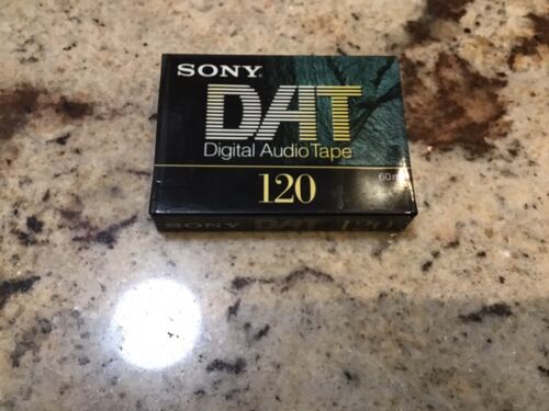 Genuine Sony Made In Japan Vintage DT-120RA DAT Digital Audio Tape Cassette 120