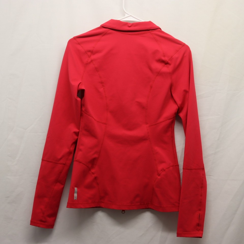 Women’s Pink Zella Womens Track Jacket Full Zip Running Yoga Thumbholes