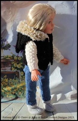 KNITTING PATTERN OG1 FOR 18" FASHION DOLL, FITS AMERICAN GIRL & OUR GENERATION