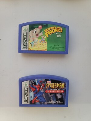 LeapFrog Leapster L-Max Spider-Man Case Of The Sinister Speller & Reading Phonic