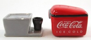 Vintage Coca Cola Salt & Pepper Shakers Shaker Set, Condition Issues, Rare!!