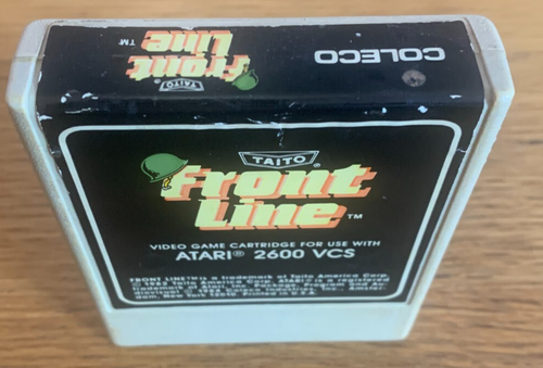 Front Line Coleco ( Atari 2600 ) Video Game Cartridge