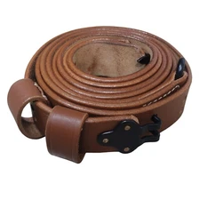 WWII US M1 GARAND RIFLE M1907 LEATHER CARRY SLING