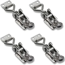 4Pcs Lock Toggle Latch Fastener 304 Stainless Steel Cabinet  Clamps Hinges
