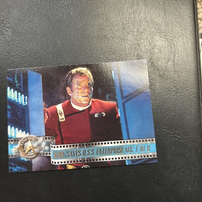 Jb10b Star Trek Cinema 2000 #55 Captain Kirk Saves Enterprise Generations