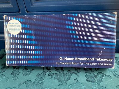 O2 Home Breitband Zum Mitnehmen Standardbox für die Grundlagen und den Zugang. Neu 