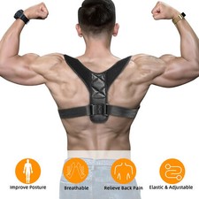 Adjustable Posture Corrector F Women Men Discreet Back Brace Upper Straightener