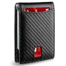 CARBON BLACK Credit Card Wallet