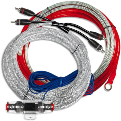 HIFONICS PREMIUM Profi Kabelset HF10WK 10mm² Kabel Set für Endstufe / Verstärker