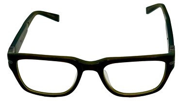 John Varvatos Eyeglasses Rectangle Mens Olive Gradient Eyewear