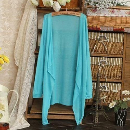 Summer Casual Open Cardigan Sweater Long Sleeves Top Sun Protect - Picture 6 of 8