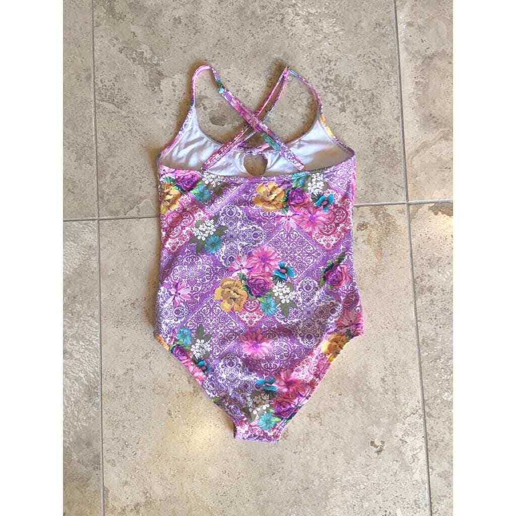 Ondademar NWOT girls one piece bead embellished swimsuit 14y | eBay