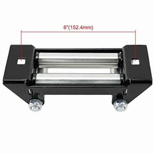 Winch Roller Fairlead 6" Mount 40005500 LBs Bolt Pattern for ATV/UTV