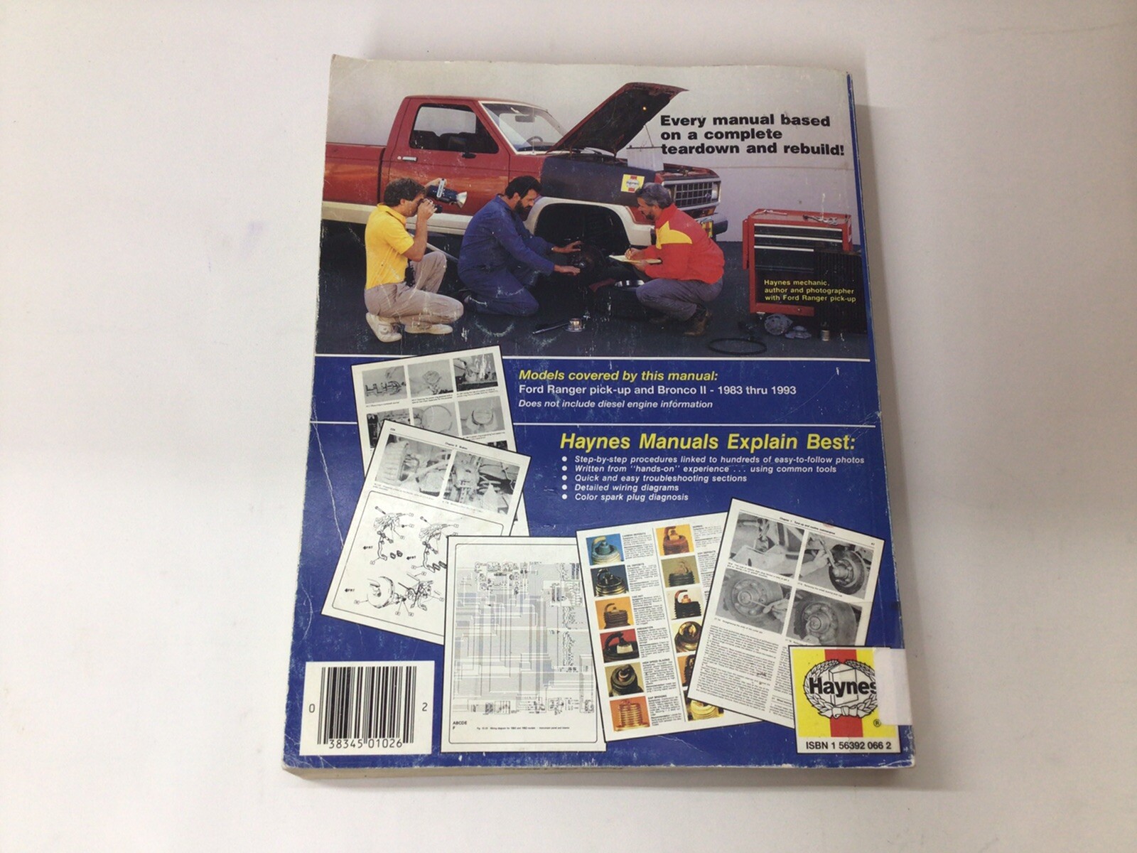 Haynes Ford Ranger & Bronco II 1983 Thru 1992 Service & Repair Manual