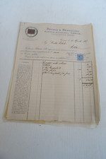 fattura Lancia 1917 Bechis e Bertolino agenzia automobili Lancia Torino