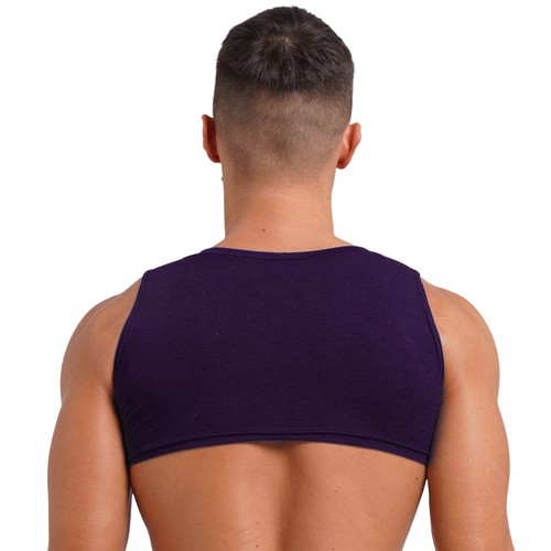 Mens Sportwear Sports Tank Tops Fitness Vest Gym Crop Top Summer Pullover Sexy - Picture 91 of 156