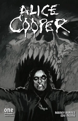 (2023) ALICE COOPER #1 1:10 Jason Shawn Alexander B/W Variant Cover