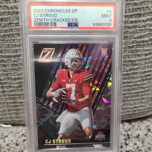 C. J. Stroud [Cracked Ice] #2 2023 Panini Chronicles Draft Picks card
