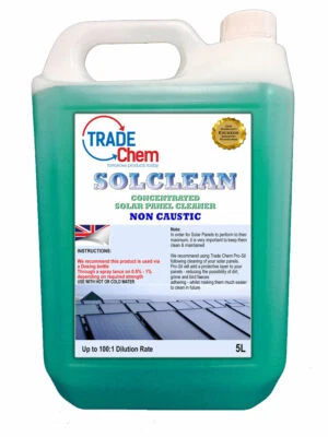 BRAND CHEMICALS Solclean Concentrated Solar Panel Cleaner 5L