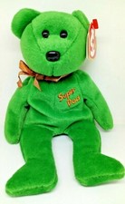 Ty Beanie Baby 2004 DAD-e Green Bear