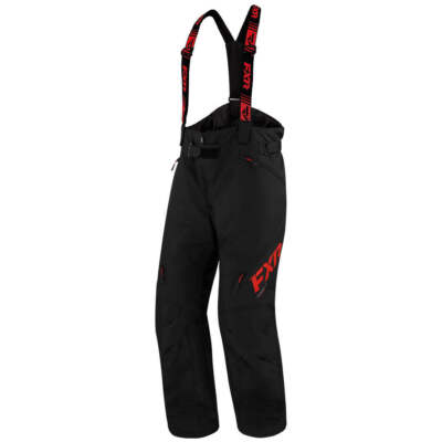 FXR Clutch FX F.A.S.T Insulated Snowmobile Pants - Red/Black