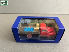 Modellauto Tim und Struppi LKW Rot Schwarze Insel Hanomag Hergé Atlas in 1/43