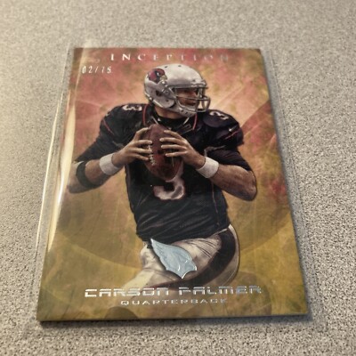 Carson Palmer 2013 Topps Inception Base Yellow #58 2/75