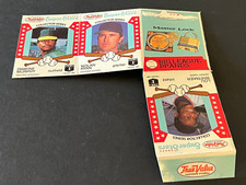 1986 True Value Nolan Ryan-- uncut panel- with Lou Whitaker/Dwayne Murphy-ex,