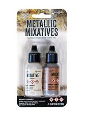 Ranger Tim Holtz Alcohol Inks Metallic Mixatives - PACK OF 2 