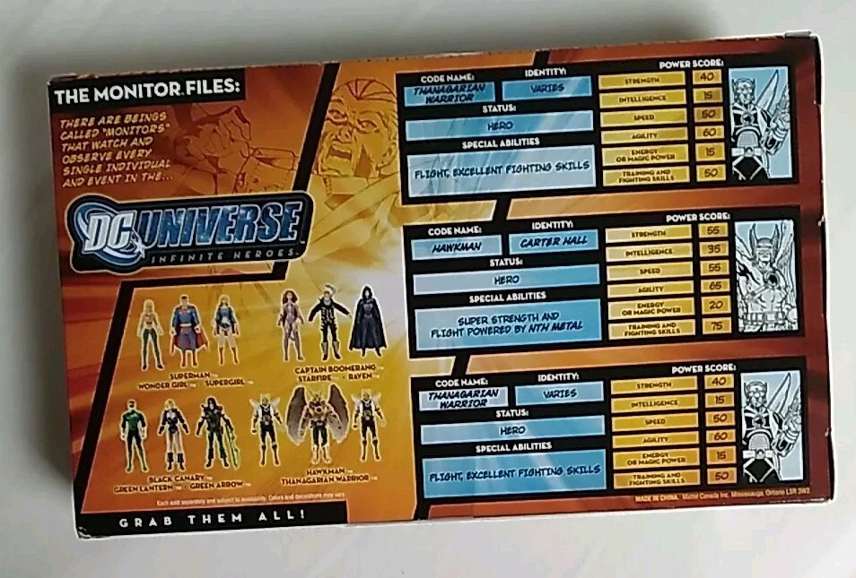 DC Universe Crisis Series 3-Pack Thanagarian Warrior & Hawkman NOVO NA CAIXA - Imagem 2 de 3