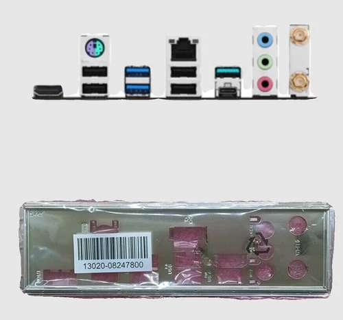 New For ASUS PRIME Z790-V WIFI Mainboard Stainless Steel Backplane I/O Shield