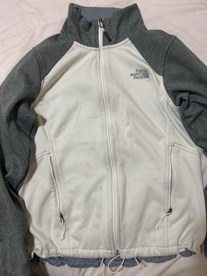 North Face CanyonWall White Gray Jacket Women s in Size Mediym