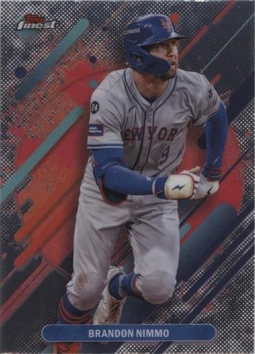 3Siri Brandon Lowe 2025 Finest Red Ref Baseball Rare Model Limited 