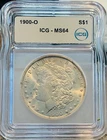 1900-O Morgan Silver Dollar MS64 ICG Free Shipping! #64