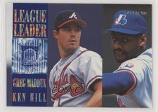 1995 Fleer League Leader Greg Maddux Ken Hill #9 HOF 05lu