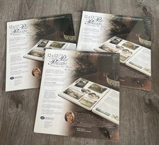 Creative Memories 12x12 Page Protectors 16 Sheets Each Sealed Old Style Lot Of 3