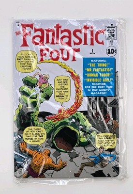 Marvel Fantastic Four Blechschild Comic Retro Deko Schild Neu OVP