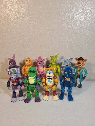 Funko Five Nights at Freddy's 10 Action Figure Lot FNAF Articulated Poseable
