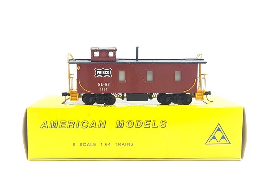 Caboose de madera Frisco American Models calibre S #1197 - nuevo en caja | Condition: New