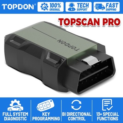 TOPDON TopScan PRO IMMO Key Programmer Bidirectional OBD2 Scanner 13+ Resets