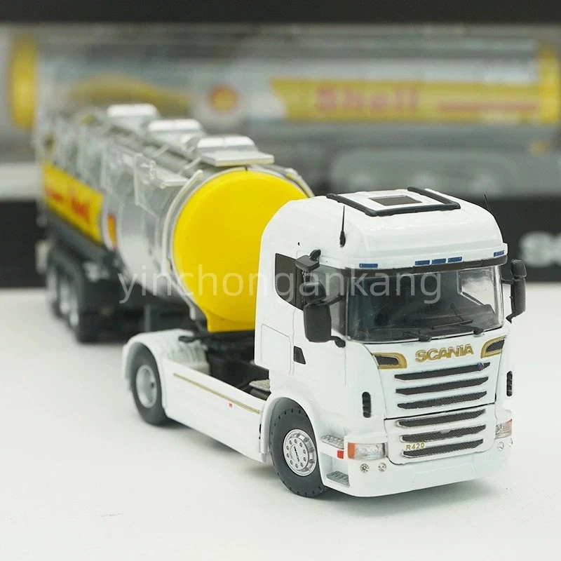 1:50 Scania R420 Shell Tanker Truck Diecast Model (Original Factory) - Image 3 of 4