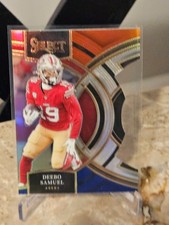 Deebo Samuel Red White Blue Die-Cut 2023 Panini Select #193 Premier Level 49ers