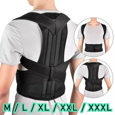 Adjustable Posture Corrector Brace Belt for Men Women Low Back Support Shoulder