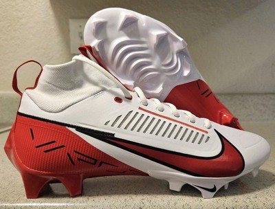 Nike Vapor Edge Pro 360 2 TB Football Cleats White Red Mens Sz 11 FN7759-108 NEW