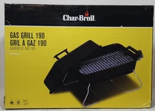 Char-Broil 190 Camp Gas Grill Portable High-Quality Propane Tabletop, 8 Burgers