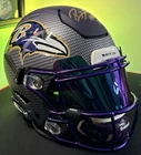 RAY LEWIS Signed Autographed Full Size Custom Hyrdro Speedflex Ravens Helmet BAS