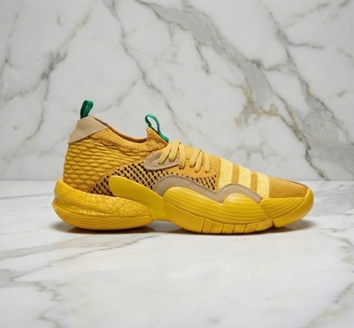 Adidas Trae Young 2.0 Hazy Yellow IG4793 Herren Uk 10,5 Turnschuhe Sneaker Schuhe