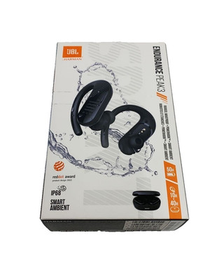 JBL Endurance Peak 3 Schwarz Bluetooth Wireless Earbuds Noise Cancelling Sport
